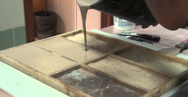 Making molds for ornamental stone