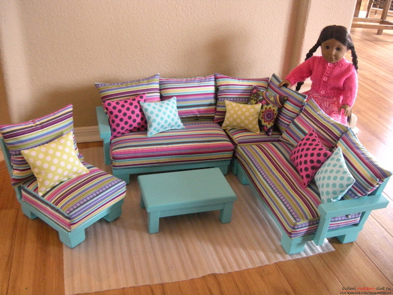 DIY stolica za lutke