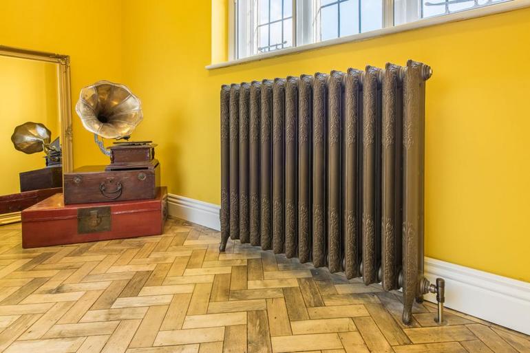 Installation af en varme radiator