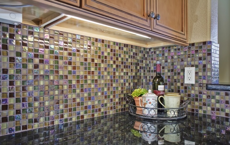 Mosaico en la cocina