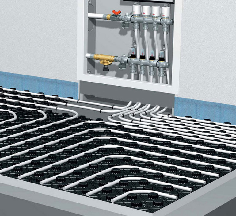 Inštalácia teplej vody s podlahou pre domácich majstrov