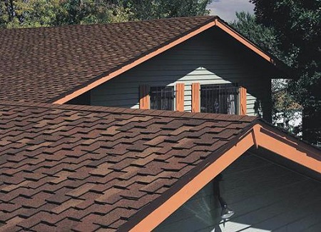 Pente de toit en matériau souple