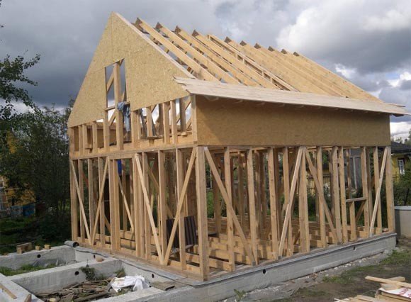 Le processus de construction d'un toit à ossature