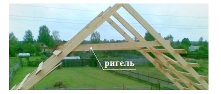 Barres transversales pour la rigidité d'un toit