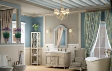 Phòng tắm theo phong cách Provence: 2019 ý tưởng với hình ảnh