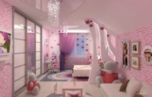 Children's room for a girl