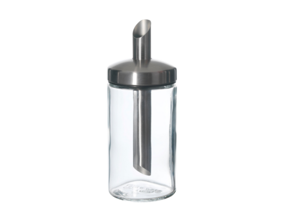 DOLD Suikerdispenser, helder glas, roestvrij staal, 15 cm - 199 wrijf