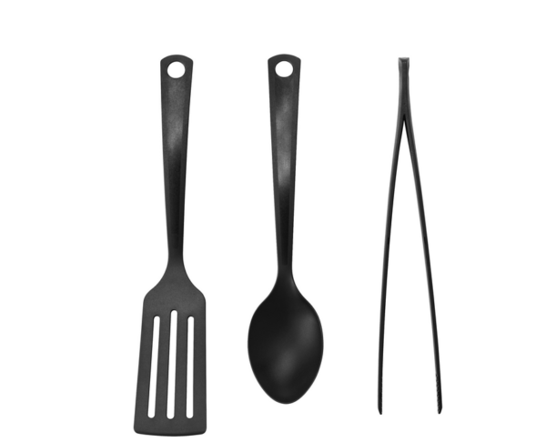 GNARP Peralatan dapur, 3 objek, hitam - 99 gosok