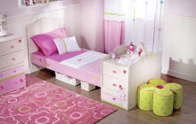 Chambre d'enfant en rose