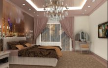 Fashionable chandeliers for the bedroom - 70 photo ideas