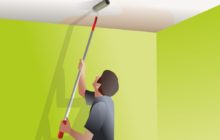 Cum să pictezi tavanul cu vopsea pe bază de apă